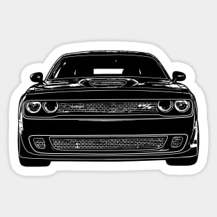 Challenger R/T Sketch Art Sticker